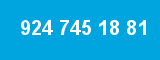 924 745 18 81 924 745 18 81